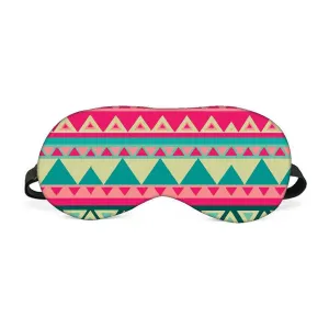 Designer Travel Eye Mask for Sleeping - Party flags - Made in India