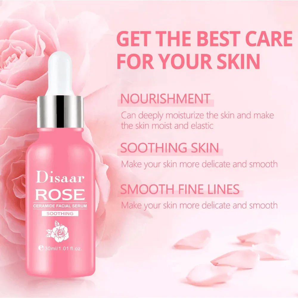 Disaar Repair & Brighten Multi Function Essence Rose Face Serum - 30ml