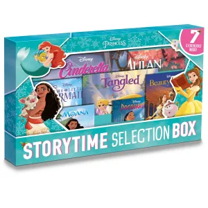 Disney Princess Storytime Selection Box | 7 Disney Princess Story collection | Beauty and the Beast | Tangled | Cinderella | Mulan | Pocahontas | Moana | The Little Mermaid