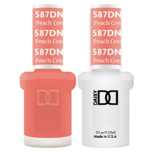 DND Daisy Gel Duo - Peach Cream #587
