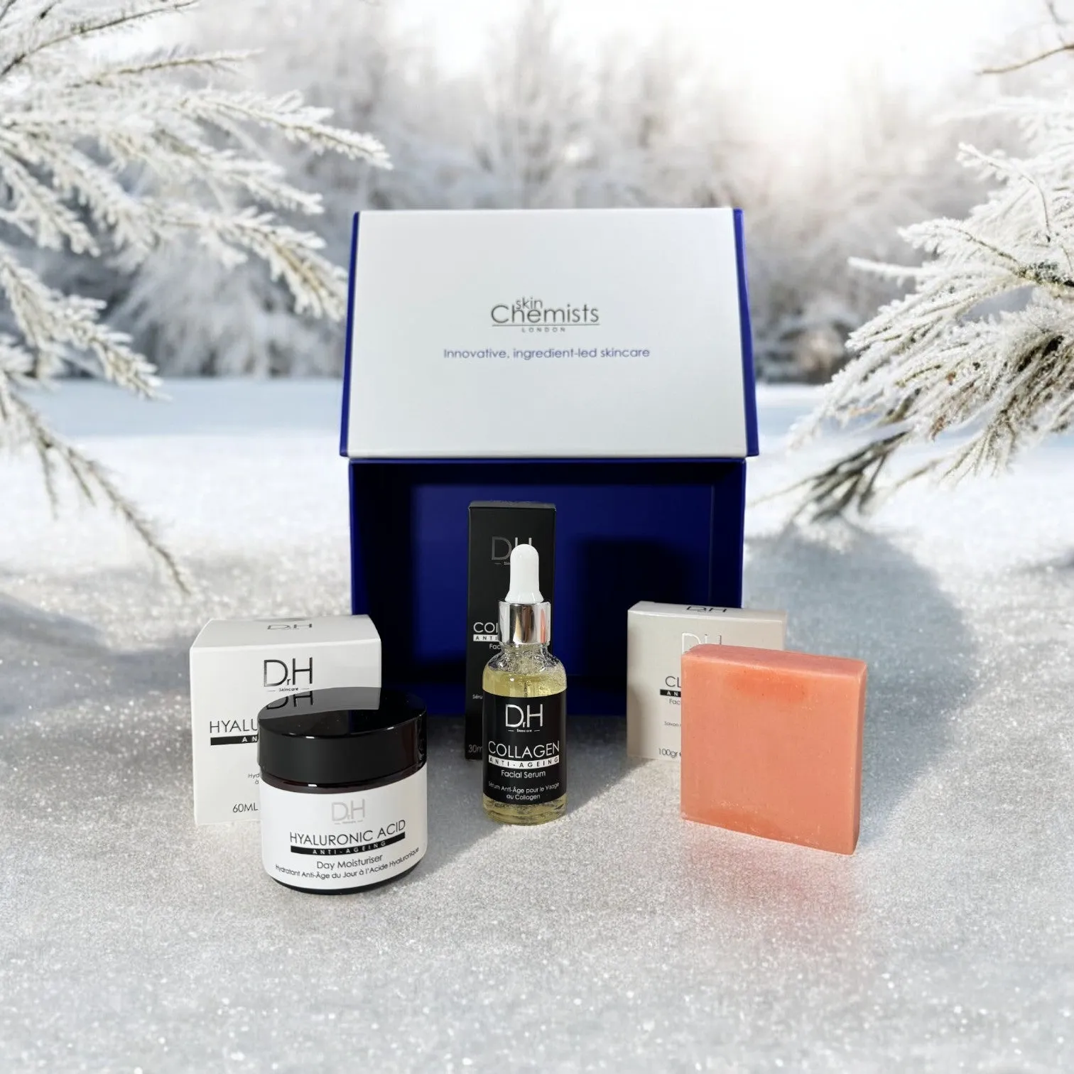 Dr H Collagen   Hyaluronic Acid Anti-Ageing Skincare Gift Set
