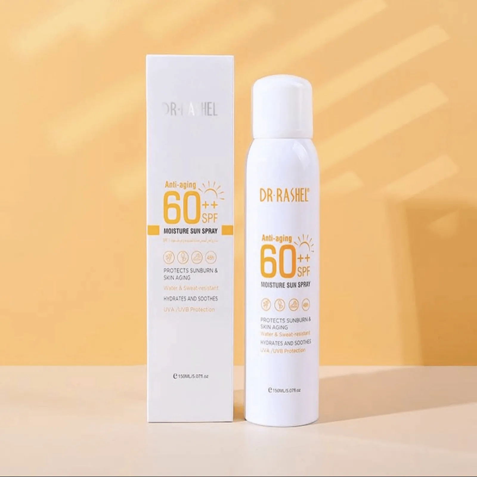 Dr.Rashel Anti-Aging & Moisture Sun Spray SPF 60   - 150ml