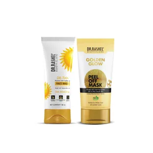 Dr.Rashel De Tan Face Wash & Golden Peel Off Mask Combo