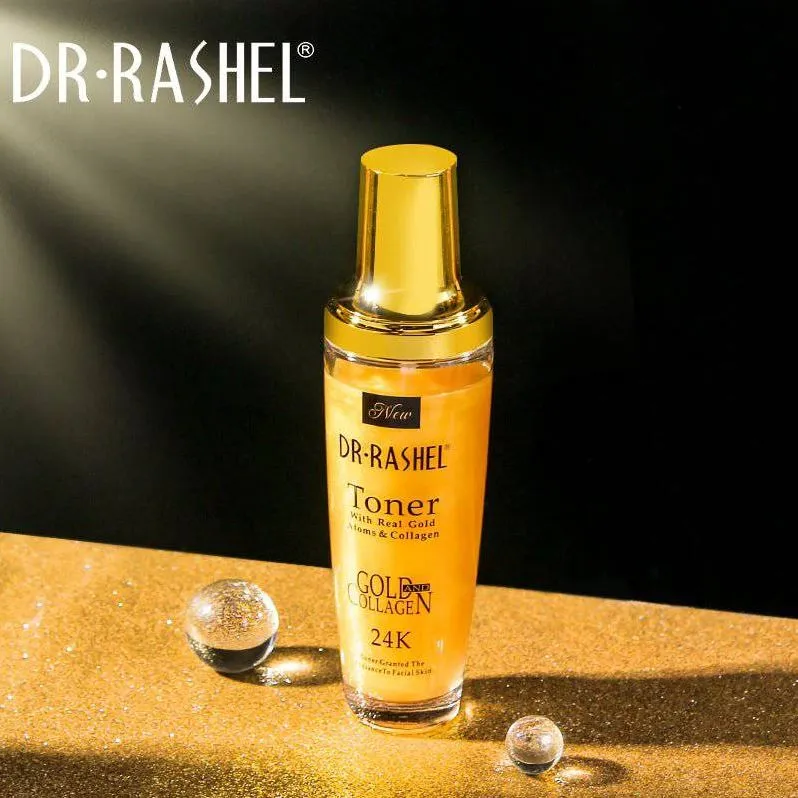 Dr.Rashel Toner with Real Gold Atoms & Collagen 24K Granted the Radiance to Facial Skin DRL-1182