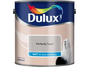 Dulux Rich Matt Perfectly Taupe Emulsion Paint 2.5 Litres