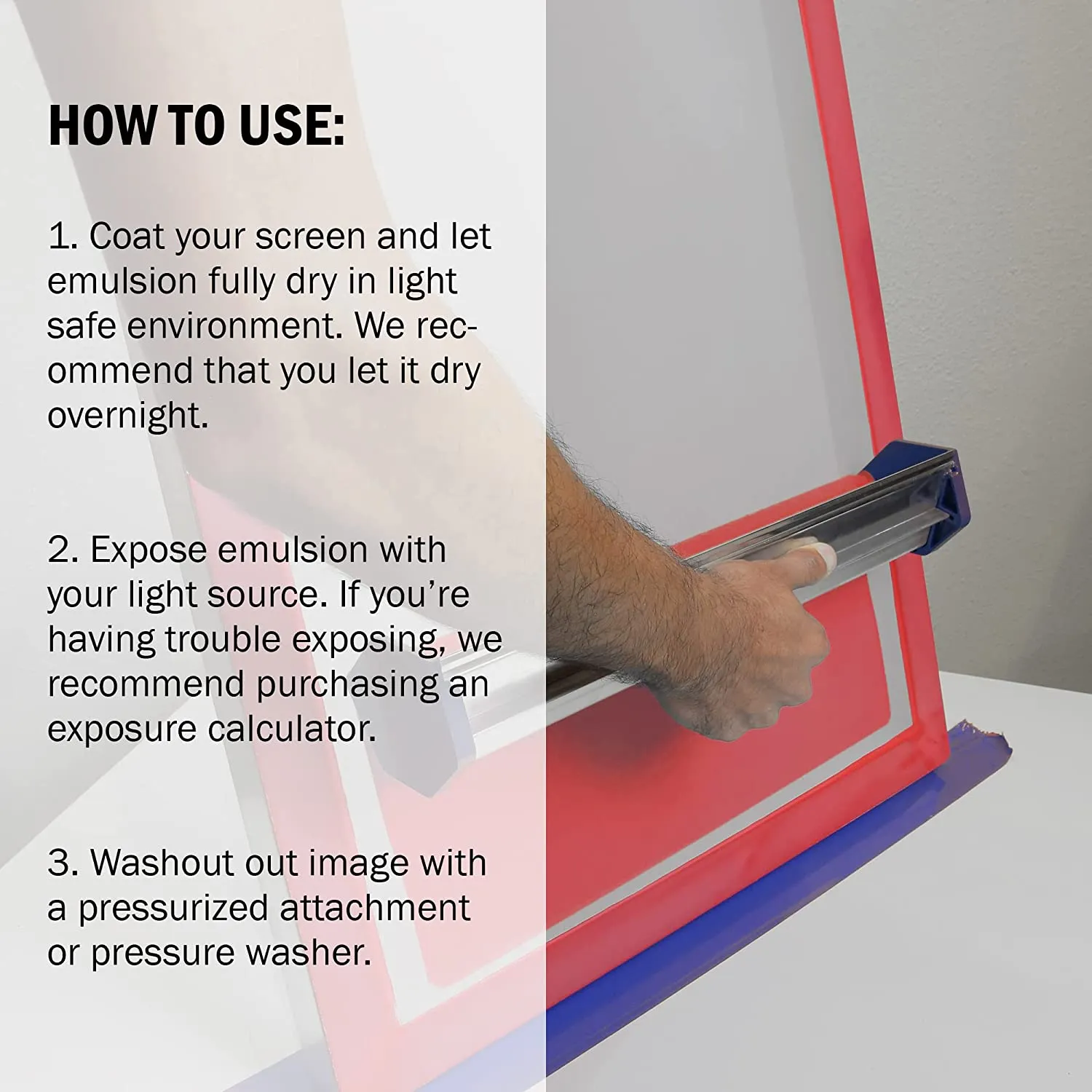 Ecotex® Textile Red Screen Printing Emulsion