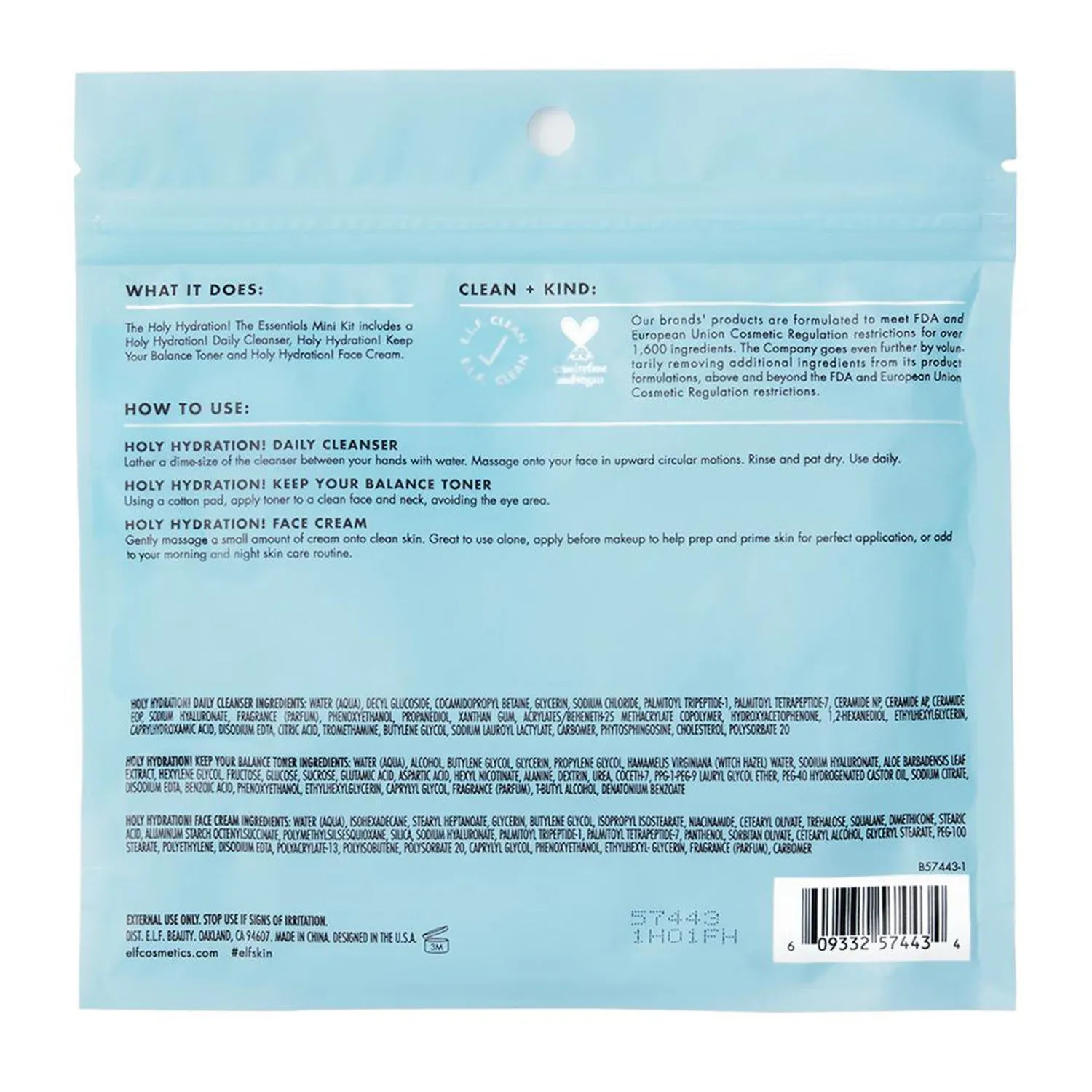 Elf Holy Hydration The Essentials Skincare Mini Kit