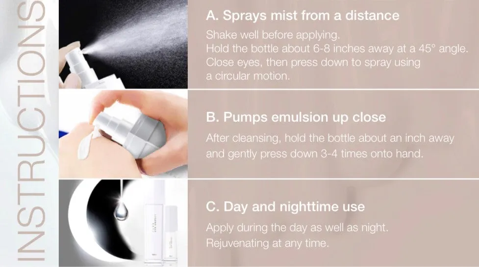 Emulsion Spray | 3 in 1 | Makeup Setting Spray | Water & Oil Balance