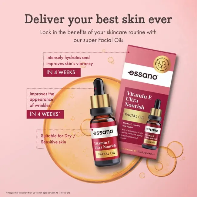 Essano Vitamin E Ultra Nourish Facial Oil - 20ml