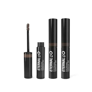 Eternal Full Brows Tinted Eyebrow Setting Gel Pack of 3  Waterproof Brow Fix and Styling Makeup, 0.11 Oz each