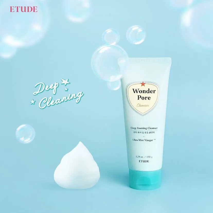 ETUDE Wonder Pore Deep Foaming Cleanser غسول البشرة