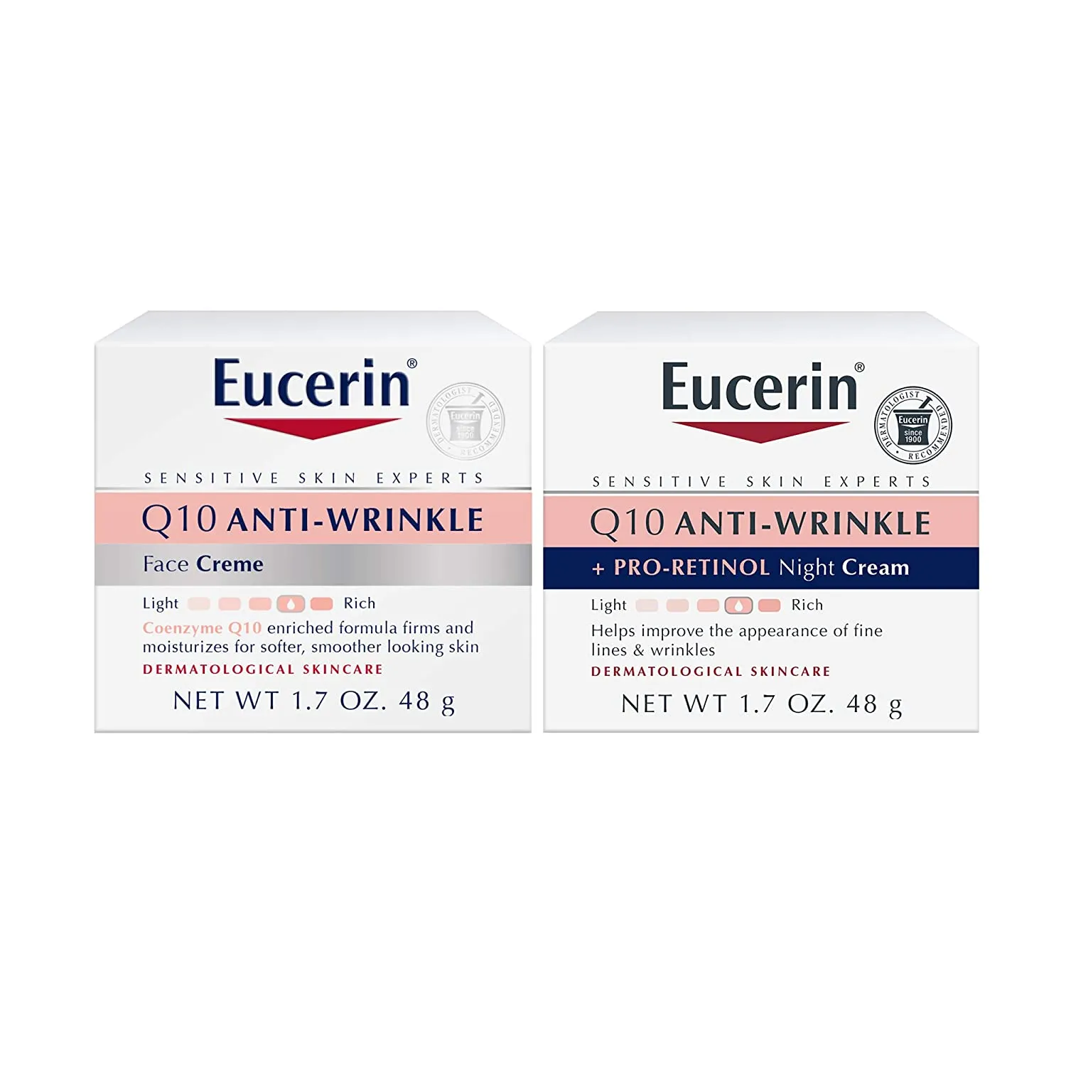 EUCERIN Kit Q10 Anti Wrinkle   PRO Retinol Night Cream with Q10 Anti Wrinkle   Face Cream