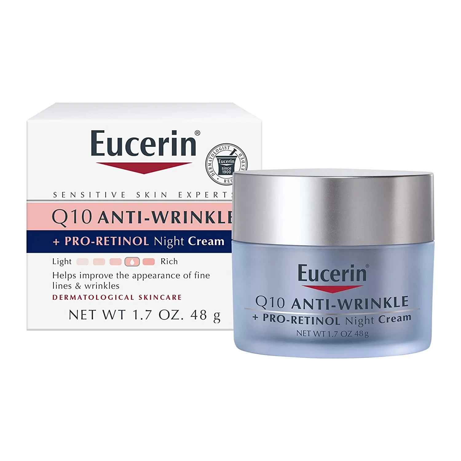 EUCERIN Kit Q10 Anti Wrinkle   PRO Retinol Night Cream with Q10 Anti Wrinkle   Face Cream