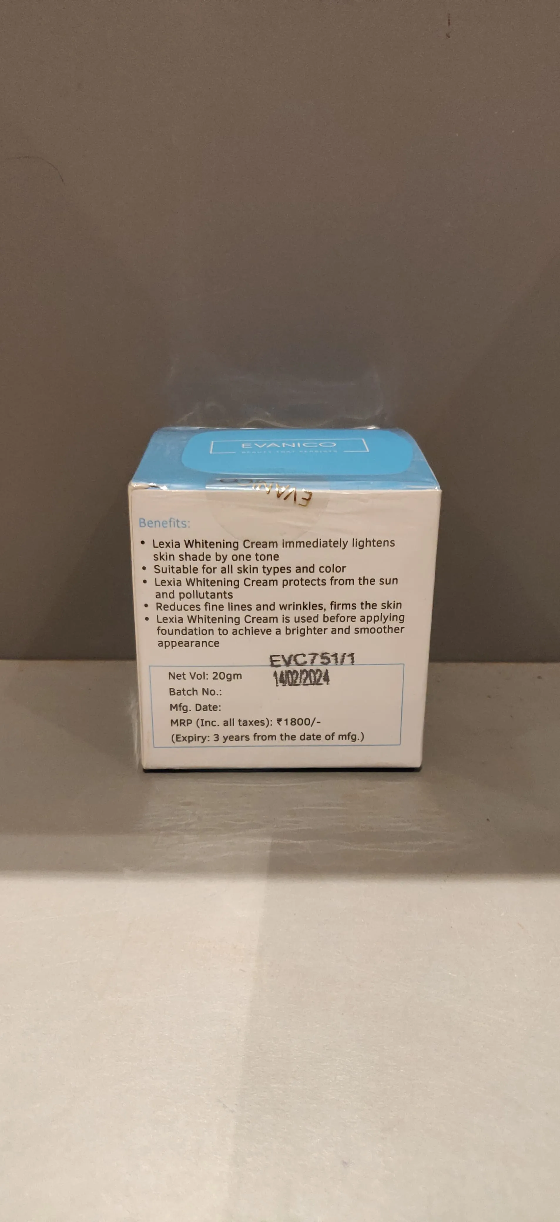 Evanico Lexia Whitening Cream