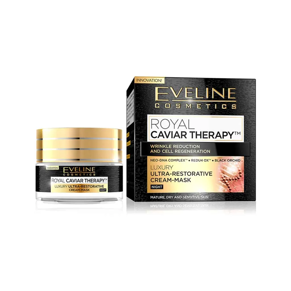 Eveline Royal Caviar Therapy Wrinkle Reduction Night Cream-Mask 50ml