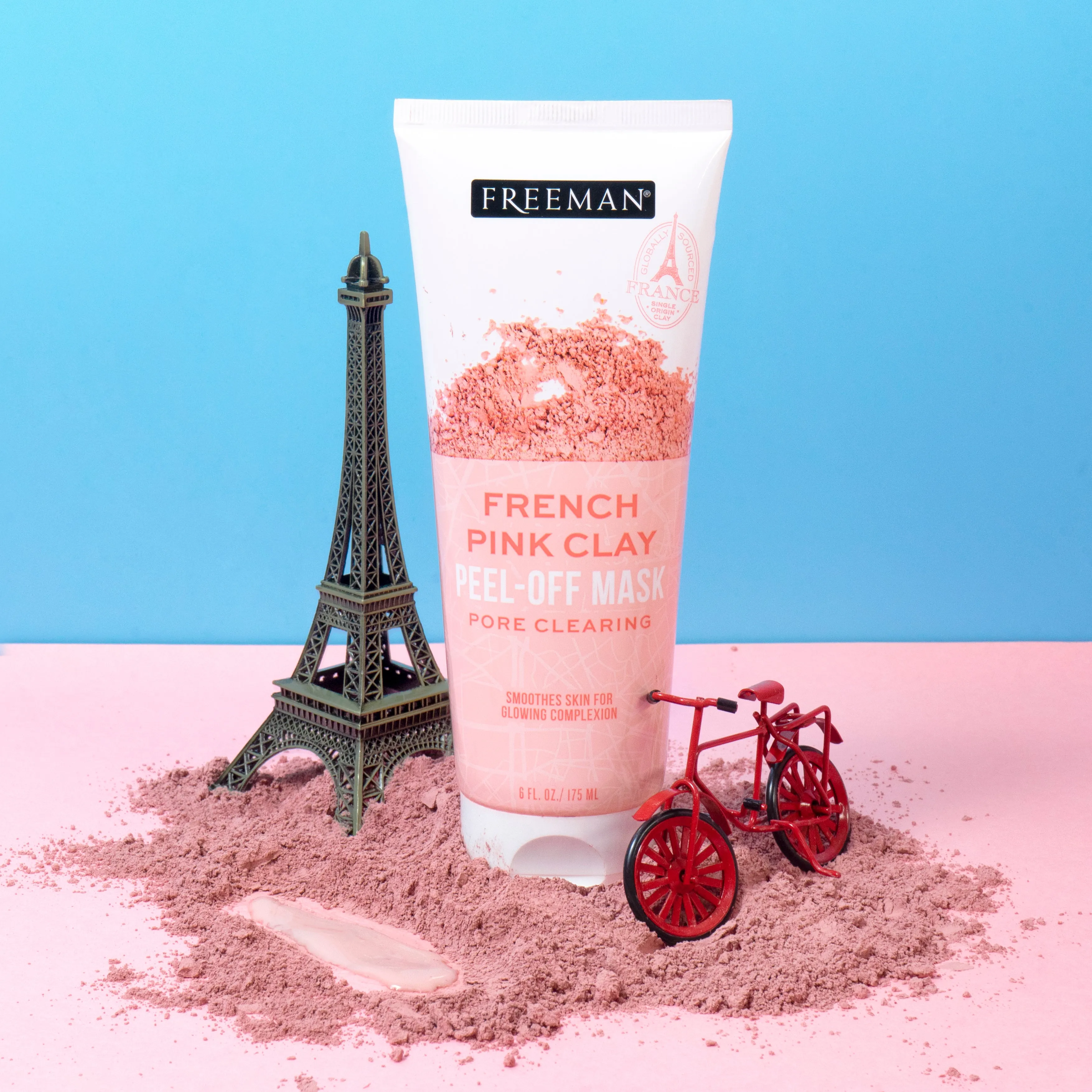 Exotic Blends Pore Clearing French Pink Clay Peel Off Mask