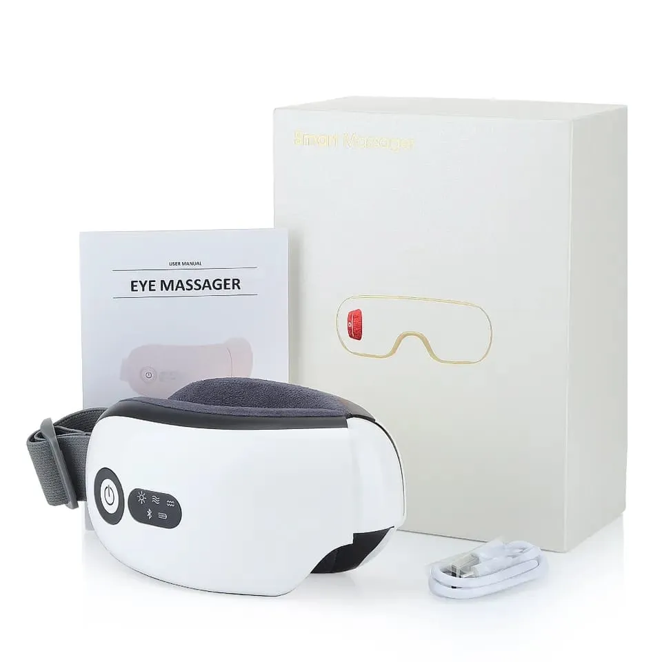 Eye Care Tool USB Bluetooth Eye Massager Smart Vibration Wrinkle Fatigue Relieve dark circles Hot Press Folding Eye Protector B-342819