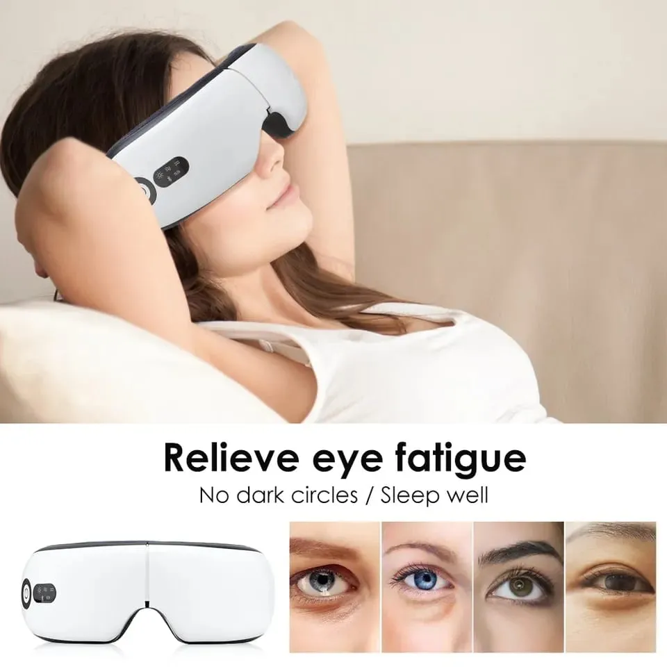 Eye Care Tool USB Bluetooth Eye Massager Smart Vibration Wrinkle Fatigue Relieve dark circles Hot Press Folding Eye Protector B-342819