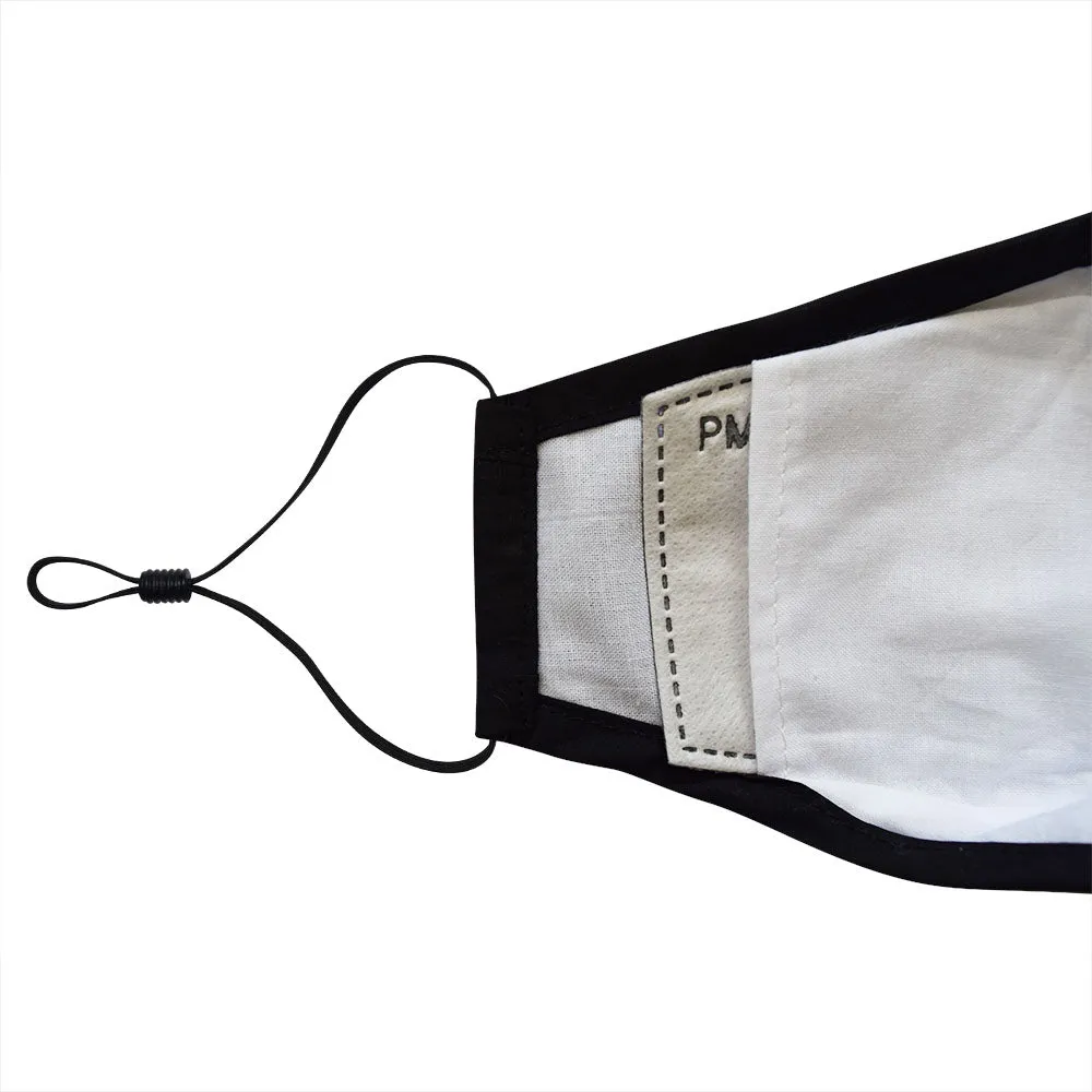 Face Mask 3 Pack Black Cotton
