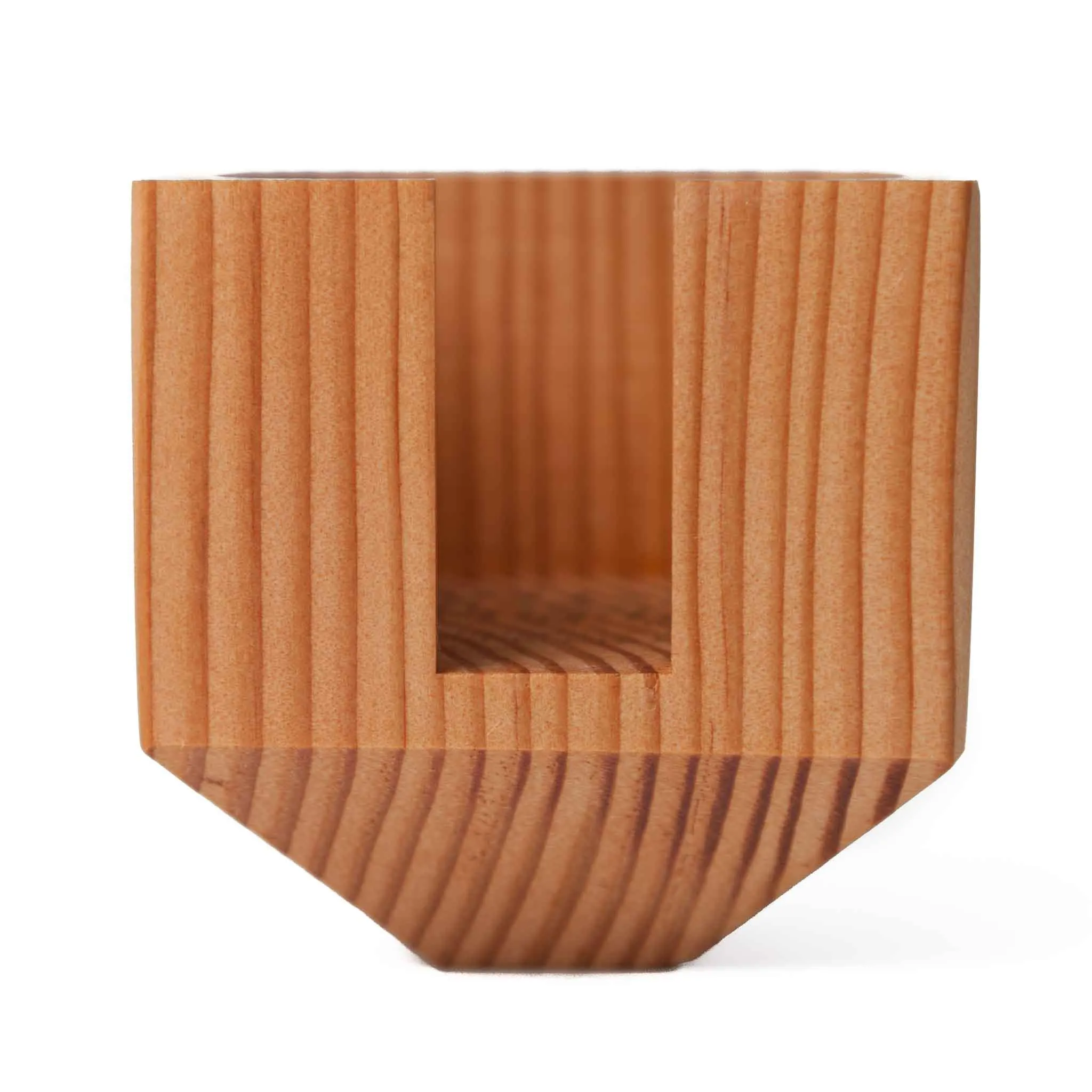 Facial Rounds Container, Wood