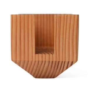 Facial Rounds Container, Wood