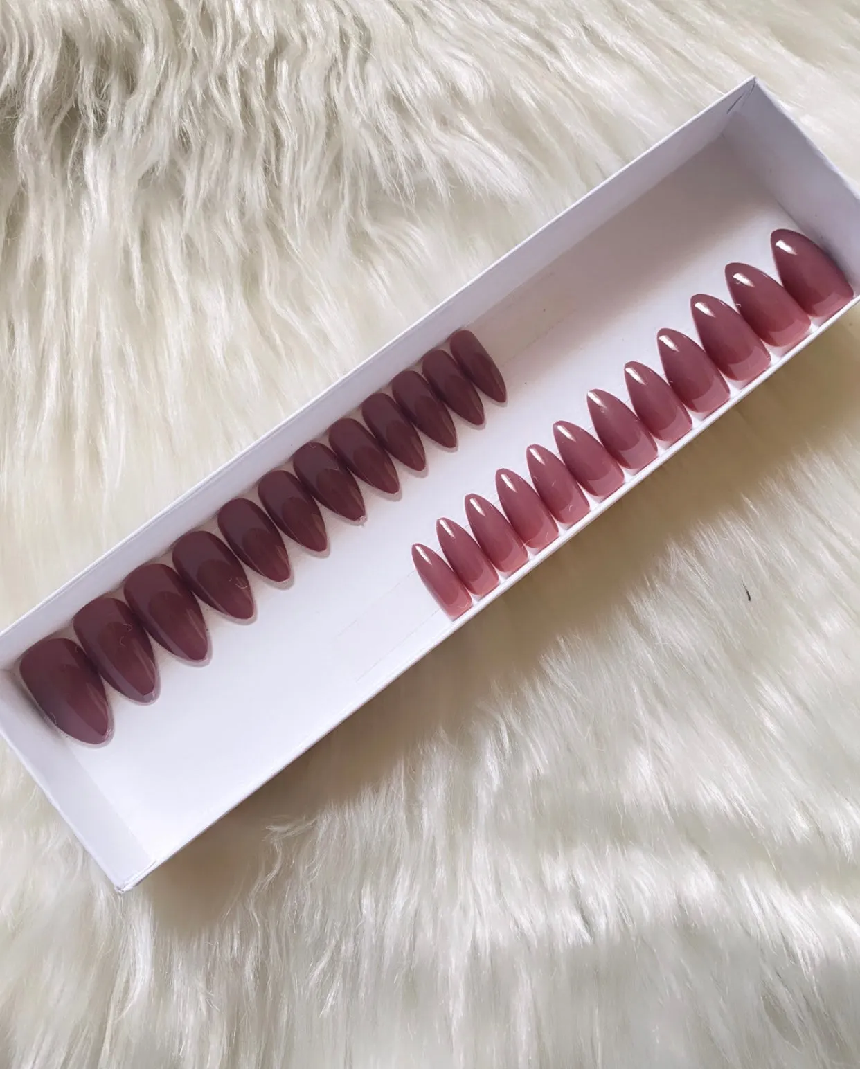 Fall for the Shade: The Perfect Length - Stiletto | CHIP RESISTANT | 24 NAILS PRESS-ON SET