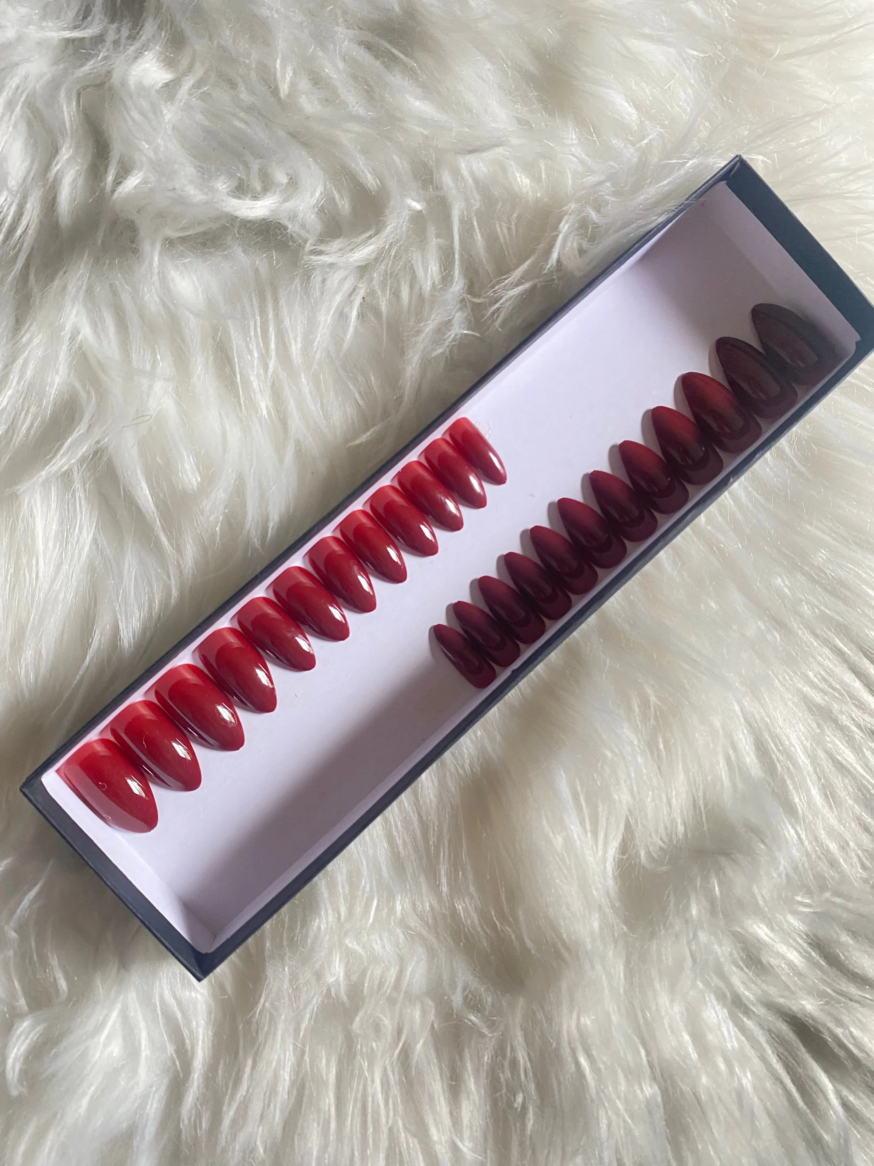 Fall for the Shade: The Perfect Length - Stiletto | CHIP RESISTANT | 24 NAILS PRESS-ON SET
