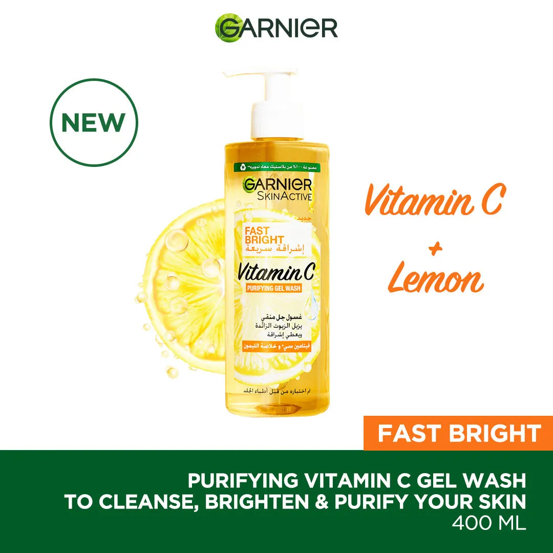 Fast Bright Vitamin C Brightening Purifying Face Gel Wash