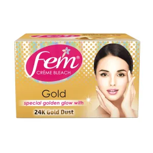 Fem Fairness 24K (Gold) Creme Bleach - 24g