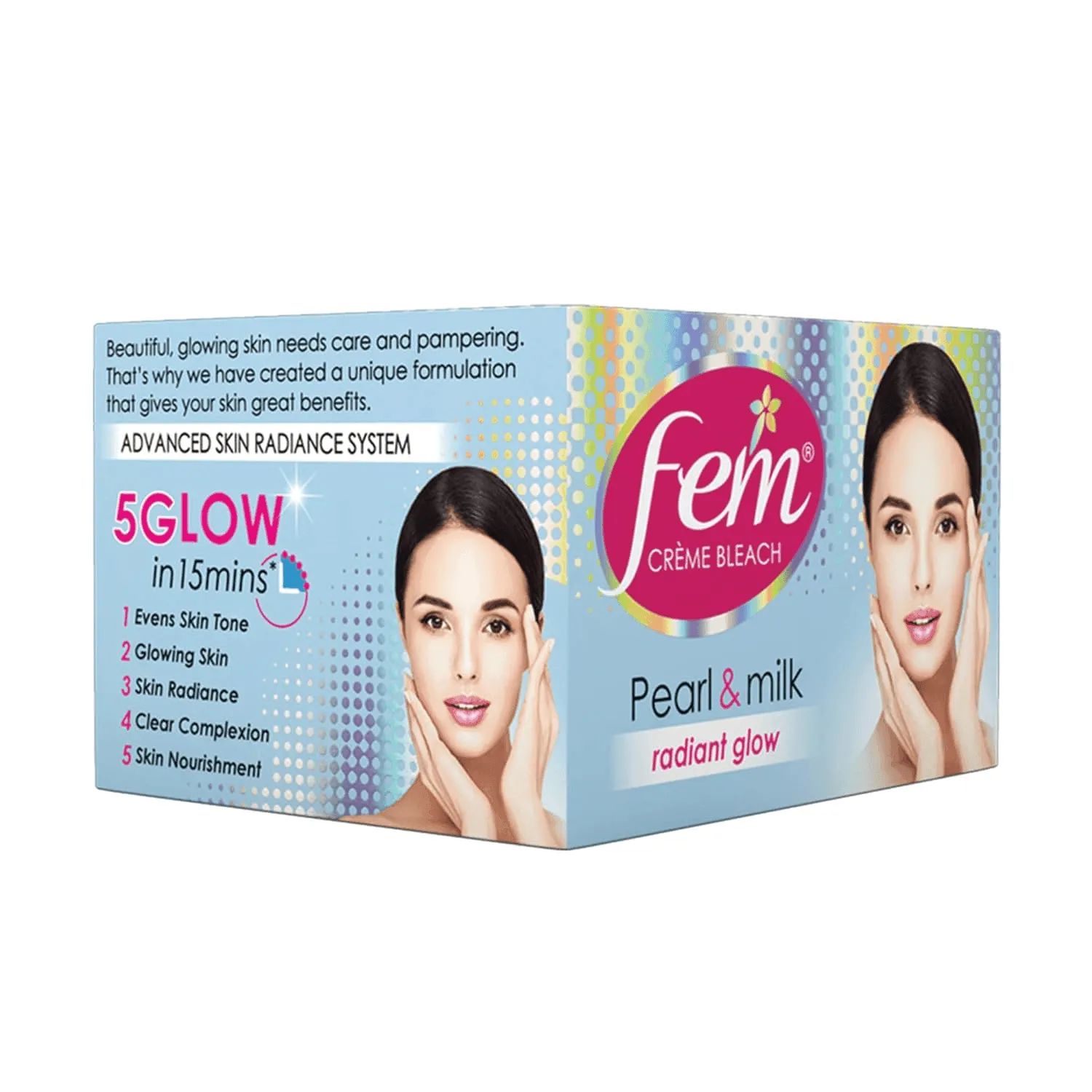 Fem Fairness (Pearl & Milk) Creme Bleach - 24g