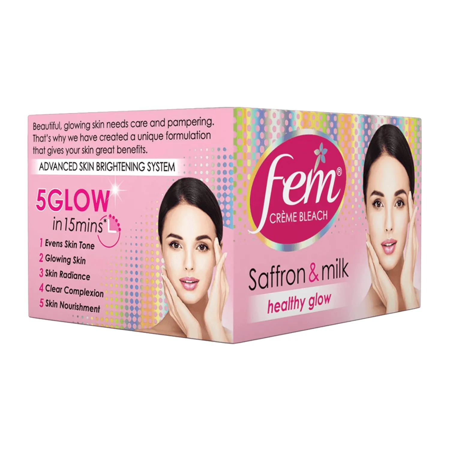 Fem Fairness (Saffron & Milk) Creme Bleach - 24g