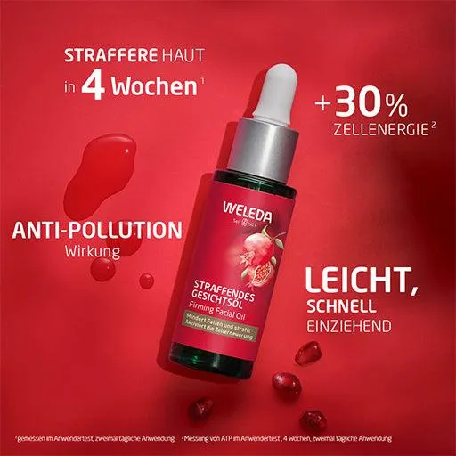 Firming facial oil pomegranate