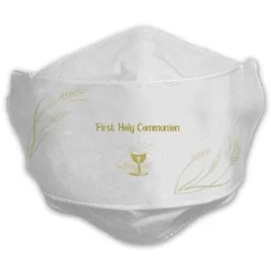 FIRST HOLY COMMUNION CHILD-SIZE FACE MASK