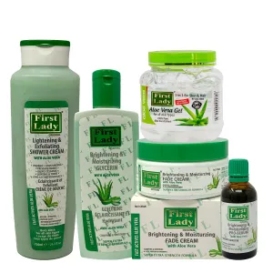First Lady Fast Actives Aloe Vera Skin Brightening KIT (5 - items)