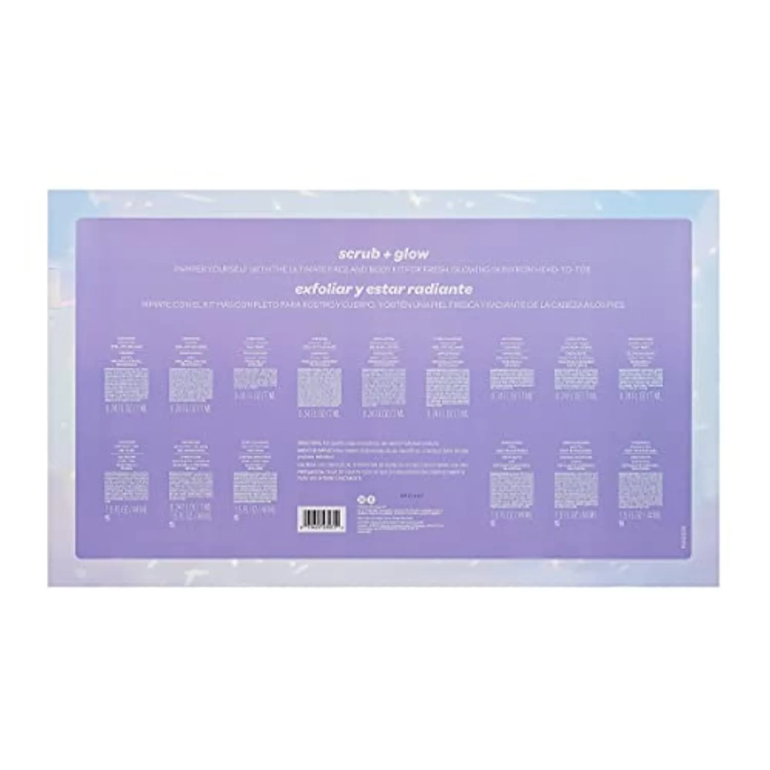 Freeman Limited Edition Scrub & Glow Ultimate Face and Body Kit, 20 Piece Mother's Day & Easter Gift Set, Facial Masks For Hydrating & Glowing Skin, Perfect for Wife, Spouse, Girlfriend, or Daughter
