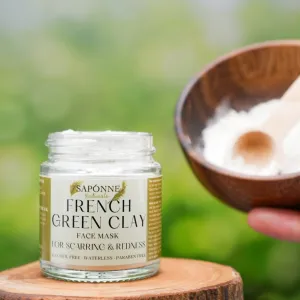French Green Clay Face Mask (for scarring & redness)