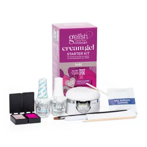 Gelish Cream Gel Polish -  Bold Starter Kit - With UV Light