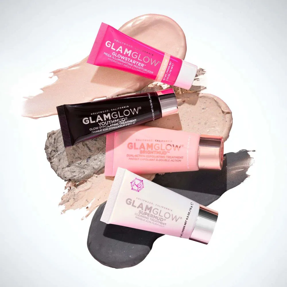GLAMGLOW Instant Hits Muds Set Face Mask And Moisturizing Set