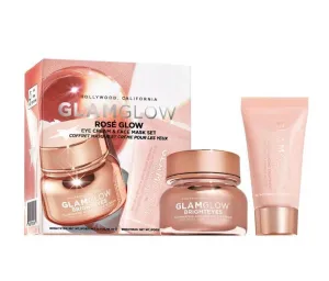 GLAMGLOW rose glow eye cream and face mask set مجموعة العناية بالعين والوجه من كلام كلو