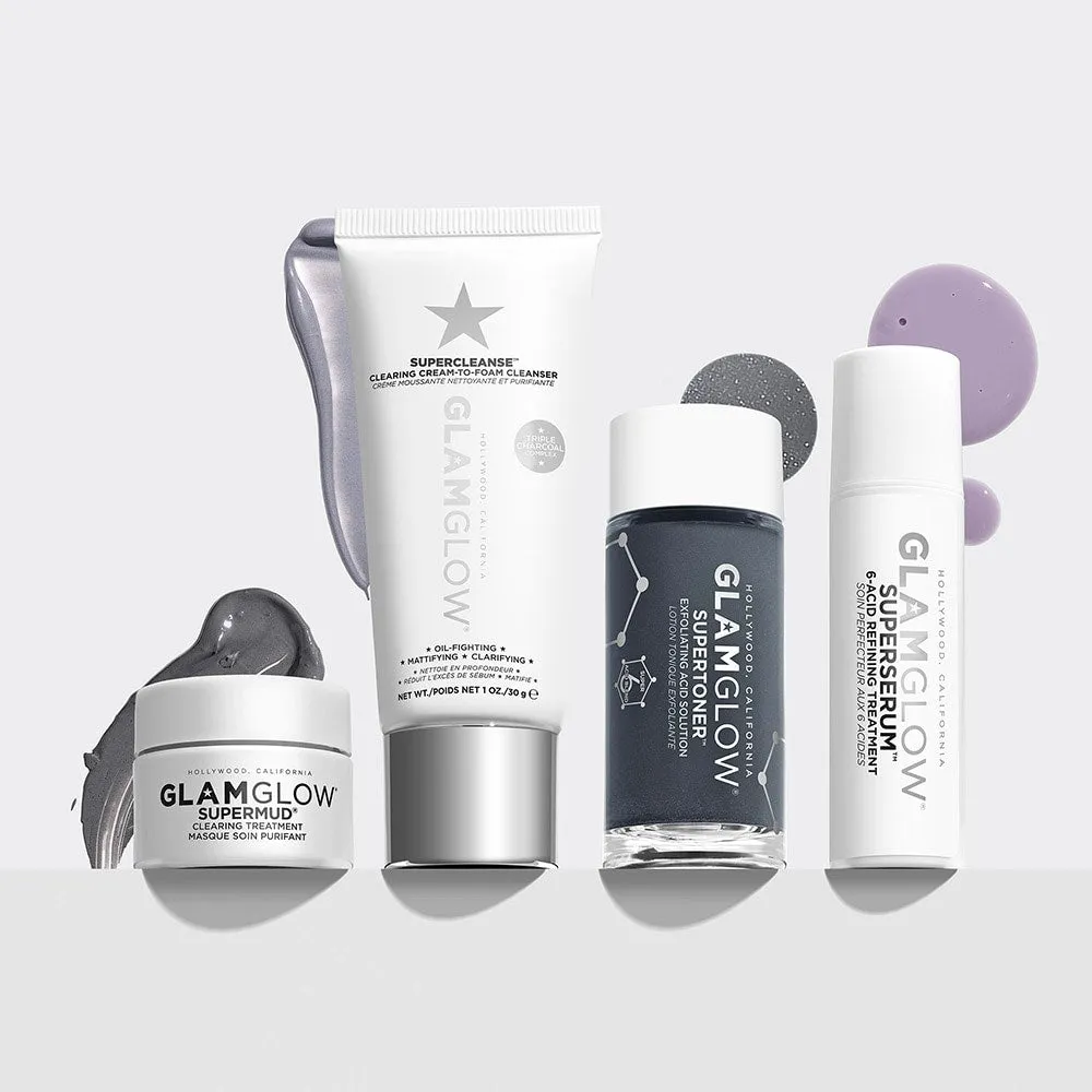 GLAMGLOW The Pore Squad بكج العناية بالبشرة المتكامل من كلام كلو