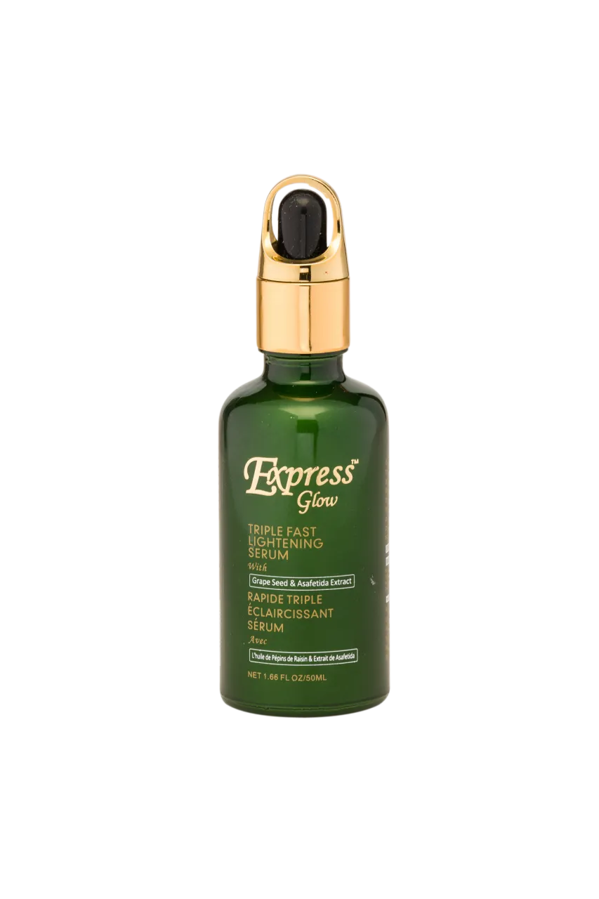 GLOW - Express Glow Triple Fast Lightening Serum With Grapeseed Oil & Asafetida Extract