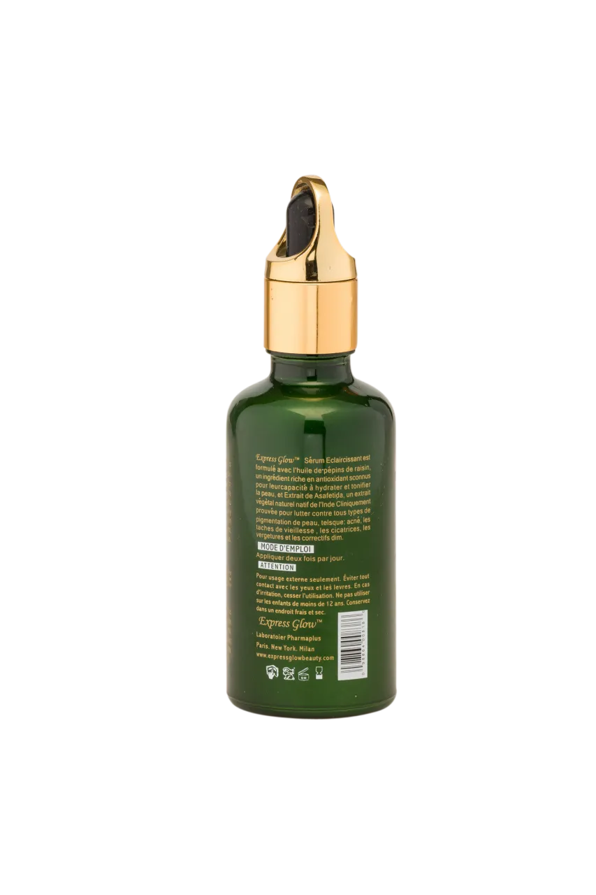 GLOW - Express Glow Triple Fast Lightening Serum With Grapeseed Oil & Asafetida Extract