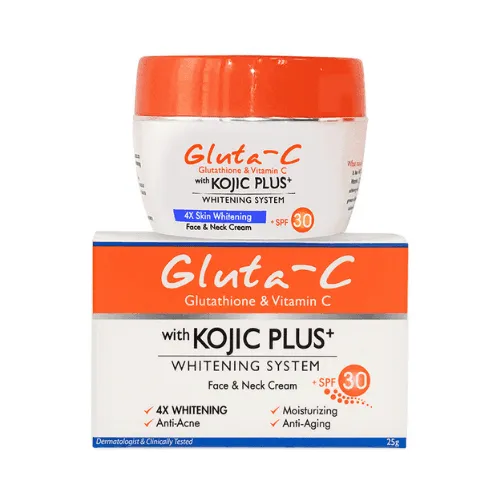 Gluta-C with Kojic Plus  Face and Neck Cream   SPF30 25g