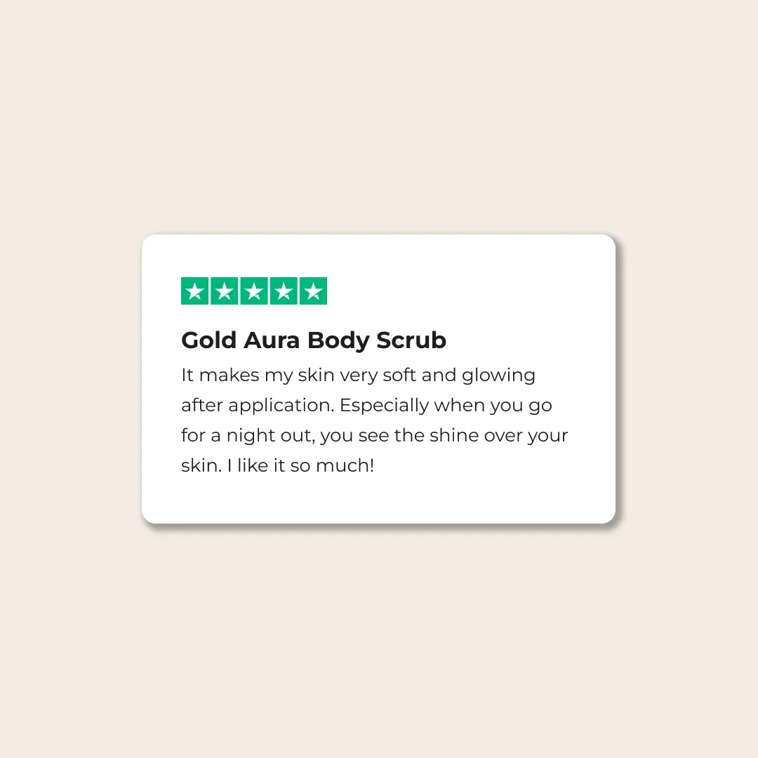 Gold Aura  Body Scrub
