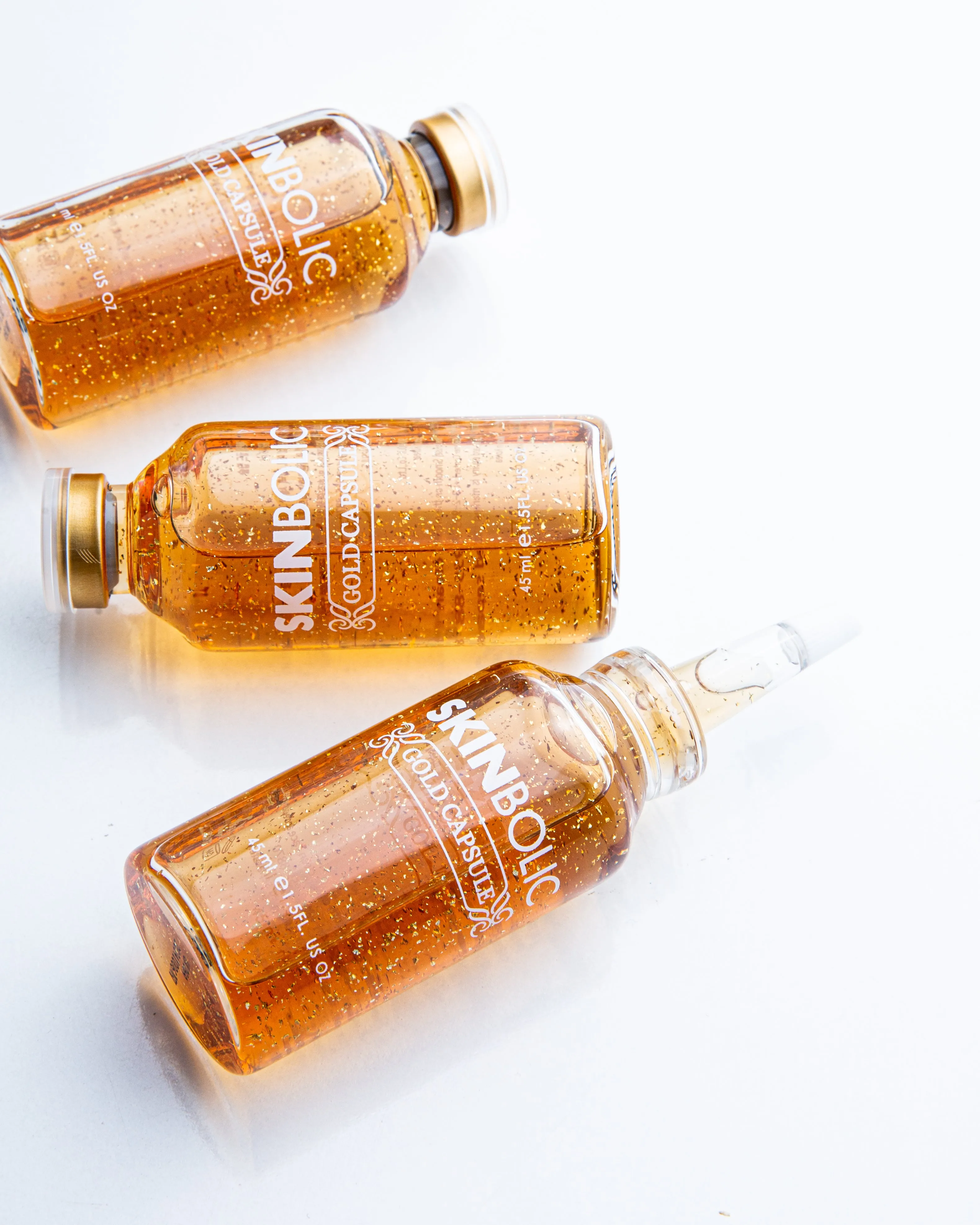 Gold Capsule Ampoule (45mL x 3 Vials) - used in Luxury Gold Therapy
