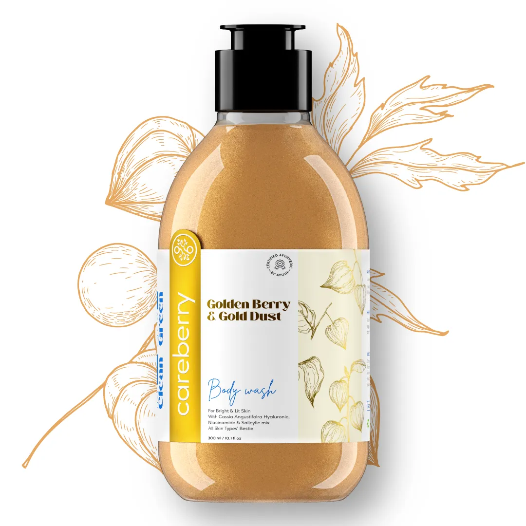 Golden Berry & Gold Dust Brightening Body Wash and Face Wash Combo