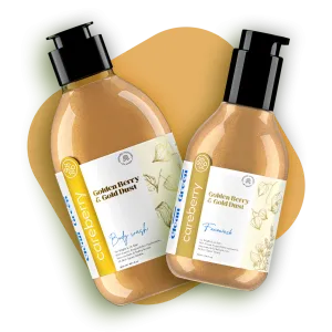 Golden Berry & Gold Dust Brightening Body Wash and Face Wash Combo