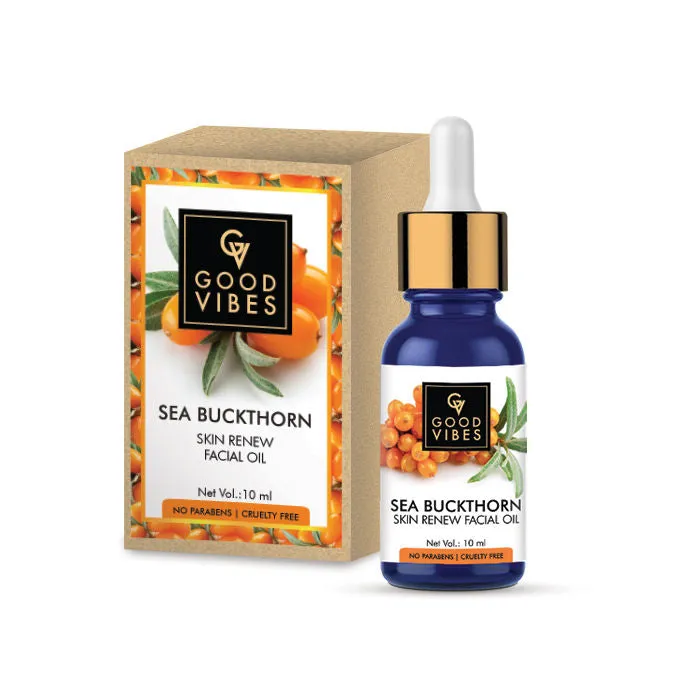 Good Vibes Skin Renew Facial Oil - Sea Buckthorn (10 ml)