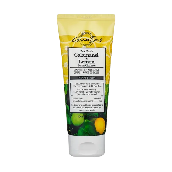 Grace Day Real Fresh Calamansi & Lemon Foam Cleanser 100ml
