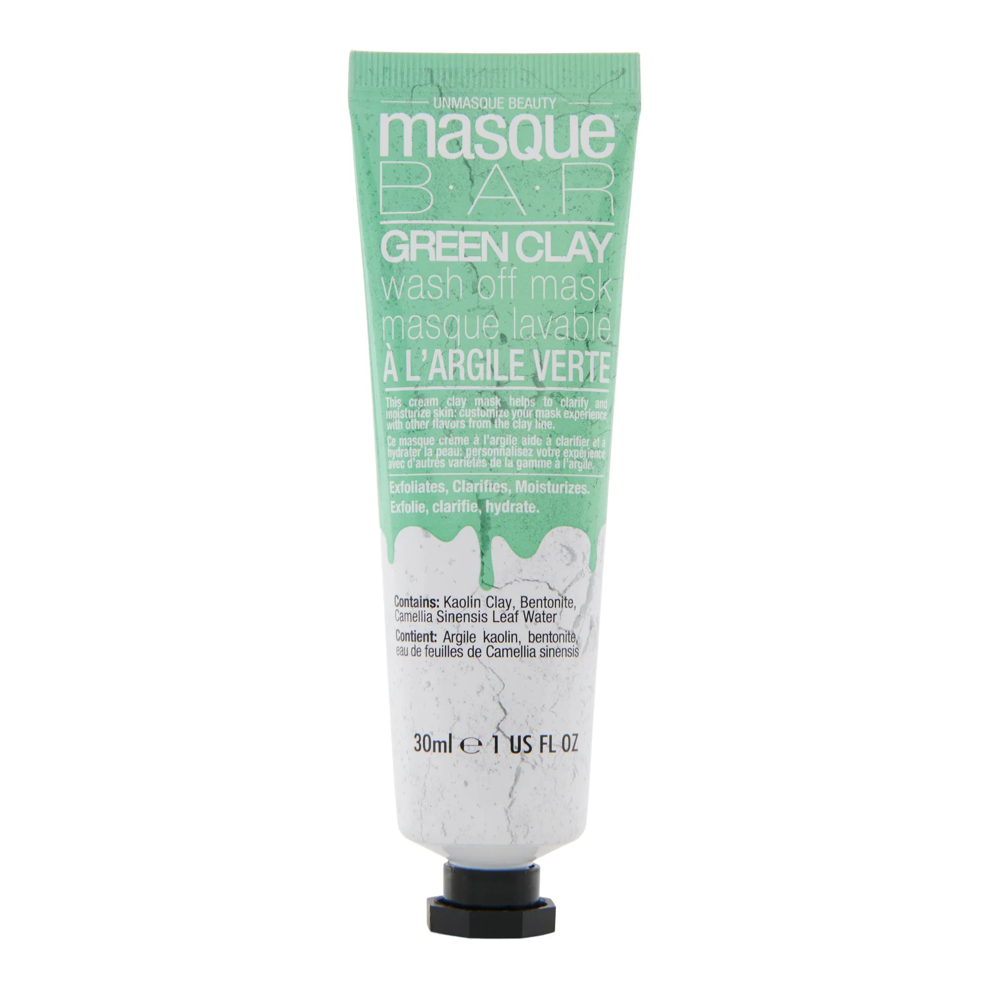 Green Clay Wash Off Mask, 30 ml